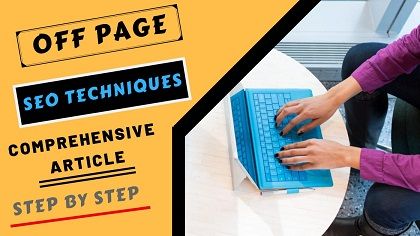 Off page seo techniques