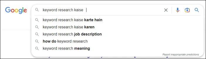 Keyword Research kaise kare - कीवर्ड रिसर्च कैसे करे