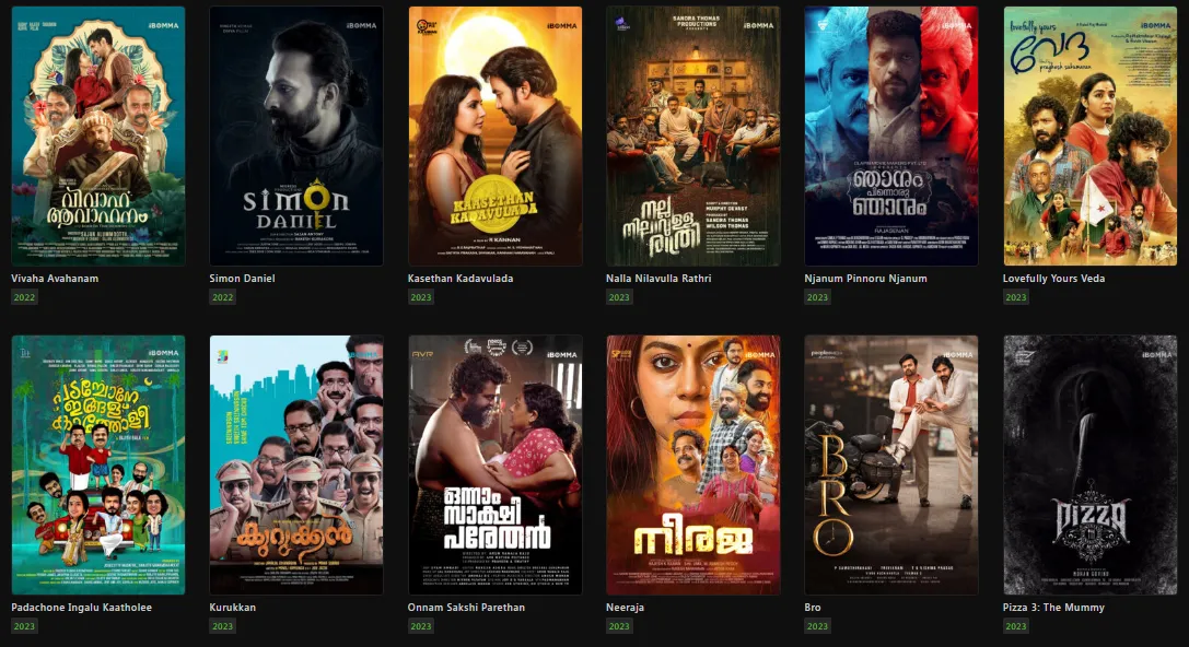 Ibomma App Malayalam Movies