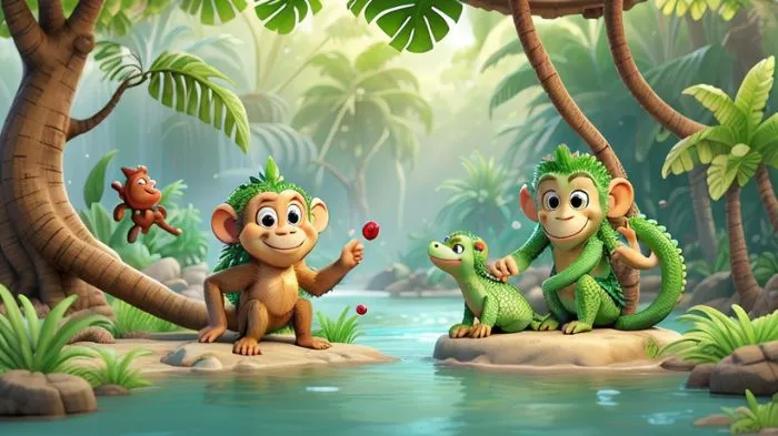 बंदर और मगरमच्छ का मित्रता (Moral Stories in Hindi)